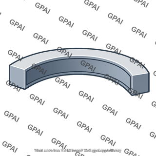 Curved flexural member