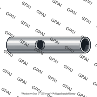 Steel tubing shaft drilled