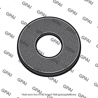 Powdered metal friction disc