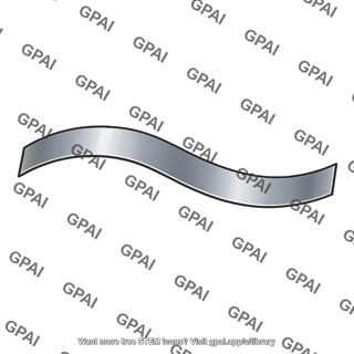 Curved strip steel