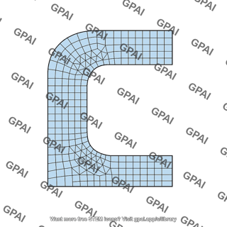 Finite element half model