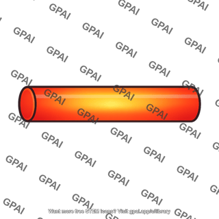 Heated metal cylinder