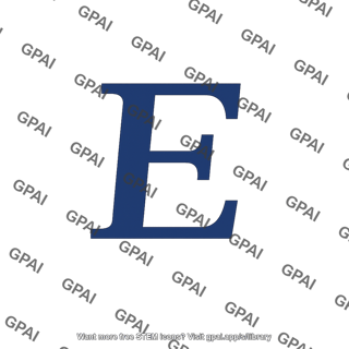 Letter e