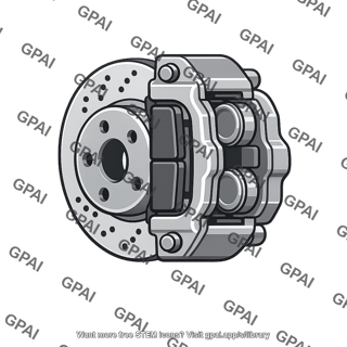 Puck pad caliper brake
