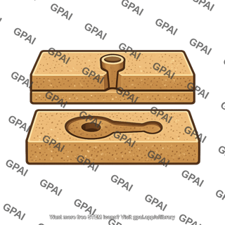 Sand cast mold