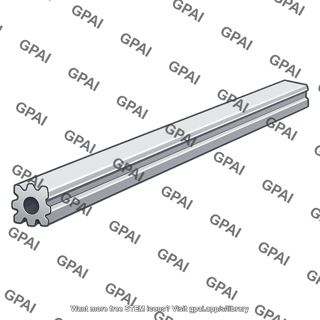 Extruded aluminum bar