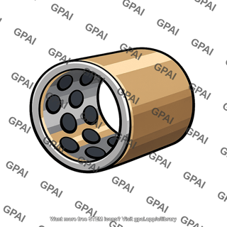 Graphite filled bearing