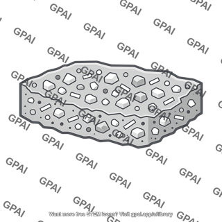 Composite material slab