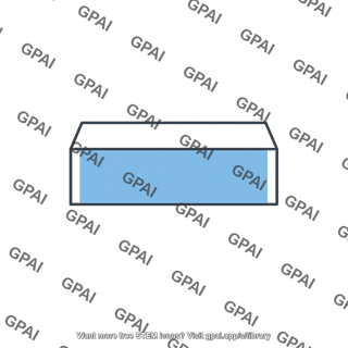 Rectangular cross section shallow