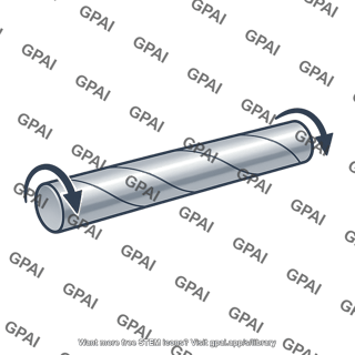 Torsional stress shaft