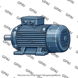 Electric motor squirrel cage induction
