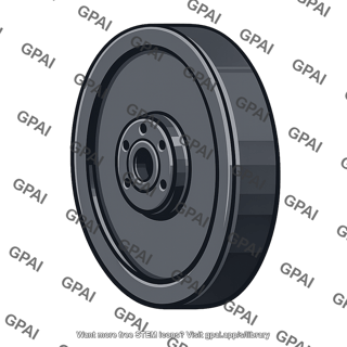 Flywheel side view