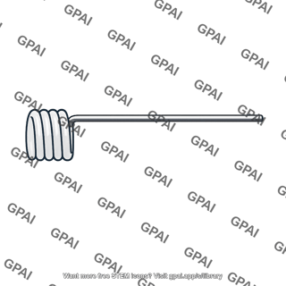 Torsion spring straight end