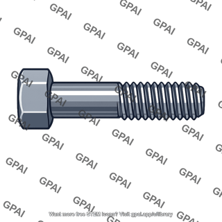 Metric bolt coarse thread