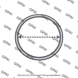 Mean spring coil diameter