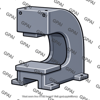 Punch press frame