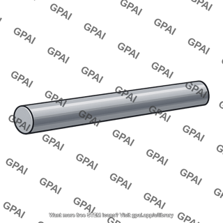 Solid steel bar