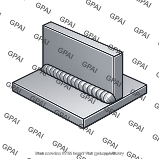 Fillet welded joint