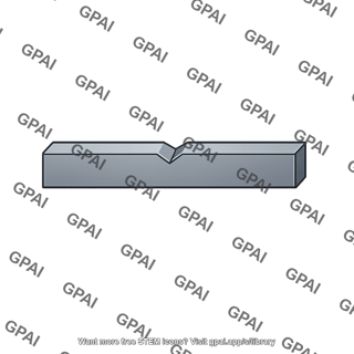 Charpy notched bar specimen
