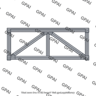 Metal truss frame