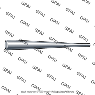 Tension bar tapered circular