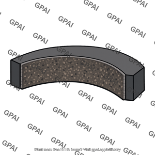 Rigid non asbestos brake lining