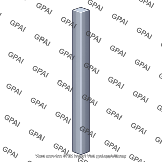 Low carbon steel column