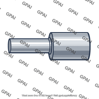 Machined shaft shoulder