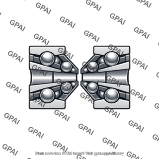 Face to face duplex bearing pair