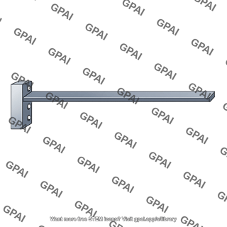 Flat leaf spring cantilever