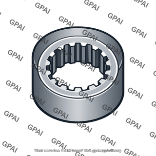 Splined hub