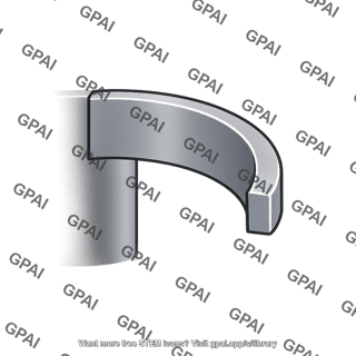 Partial flange