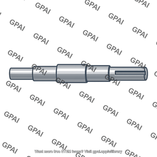 Stepped shaft with keyway