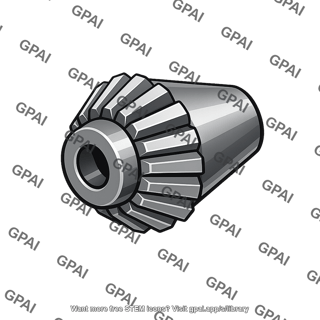 Bevel gear pinion