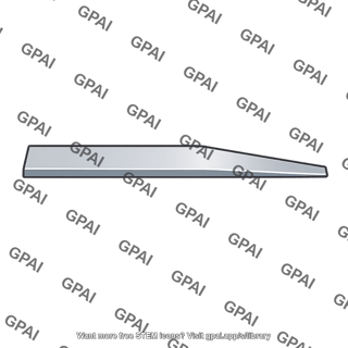 Adherend tapered end