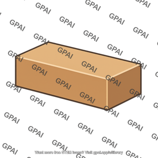 Rectangular plastic block