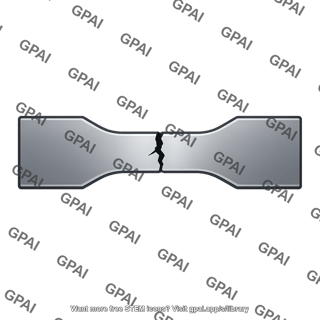 Test specimen cracked