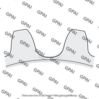 Gear tooth space