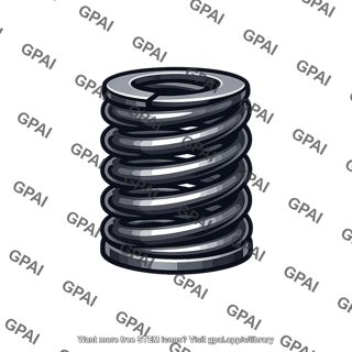 Automotive valve spring