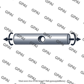 Round bar loaded in torsion