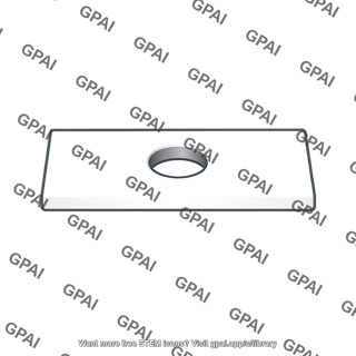 Bracket flange hole