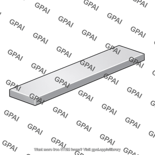 Rectangular aluminum bar