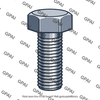 Heavy hexagonal screw