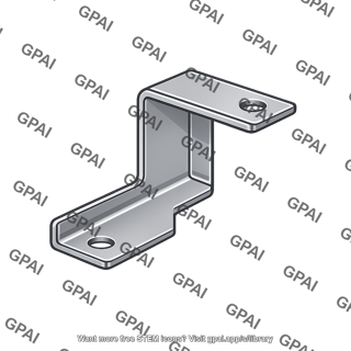 Formed sheet steel bracket
