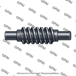 Alloy steel worm