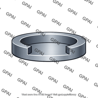 Machined groove