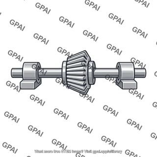 Straddle mounted gear