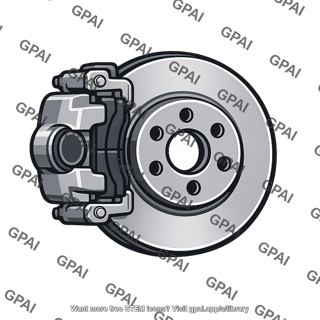 Floating caliper brake