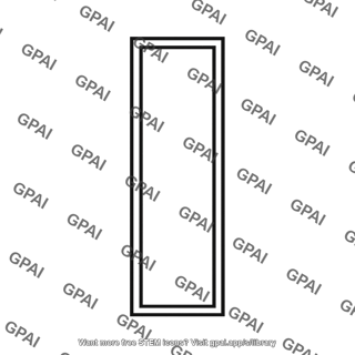 Rectangular cutout