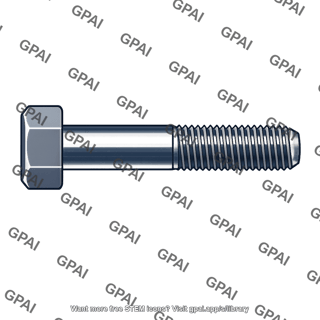 Finished hex head bolt